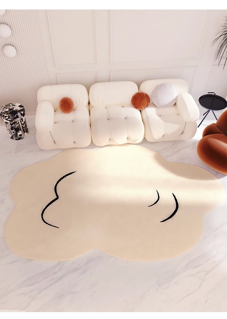 Soft cream carpet in living room