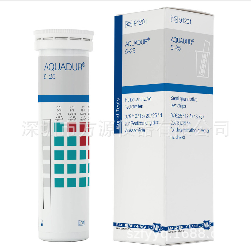 德国MN城市供水饮用水工业医疗用水硬度快速测试纸水硬度测试条