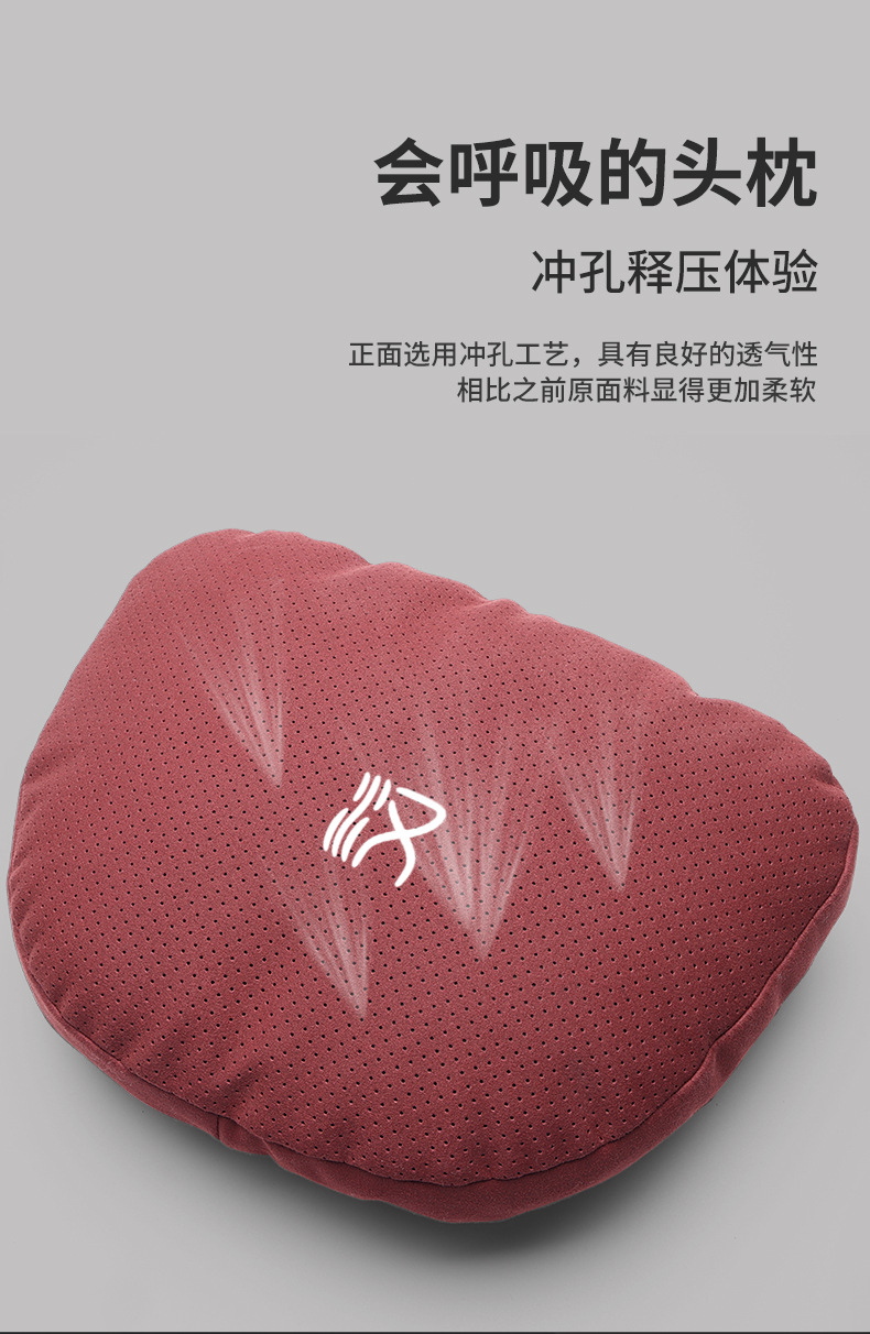 Suitable for BYD Han DM/EV Han L car universal four-season headrest, neck pillow, and lumbar support set