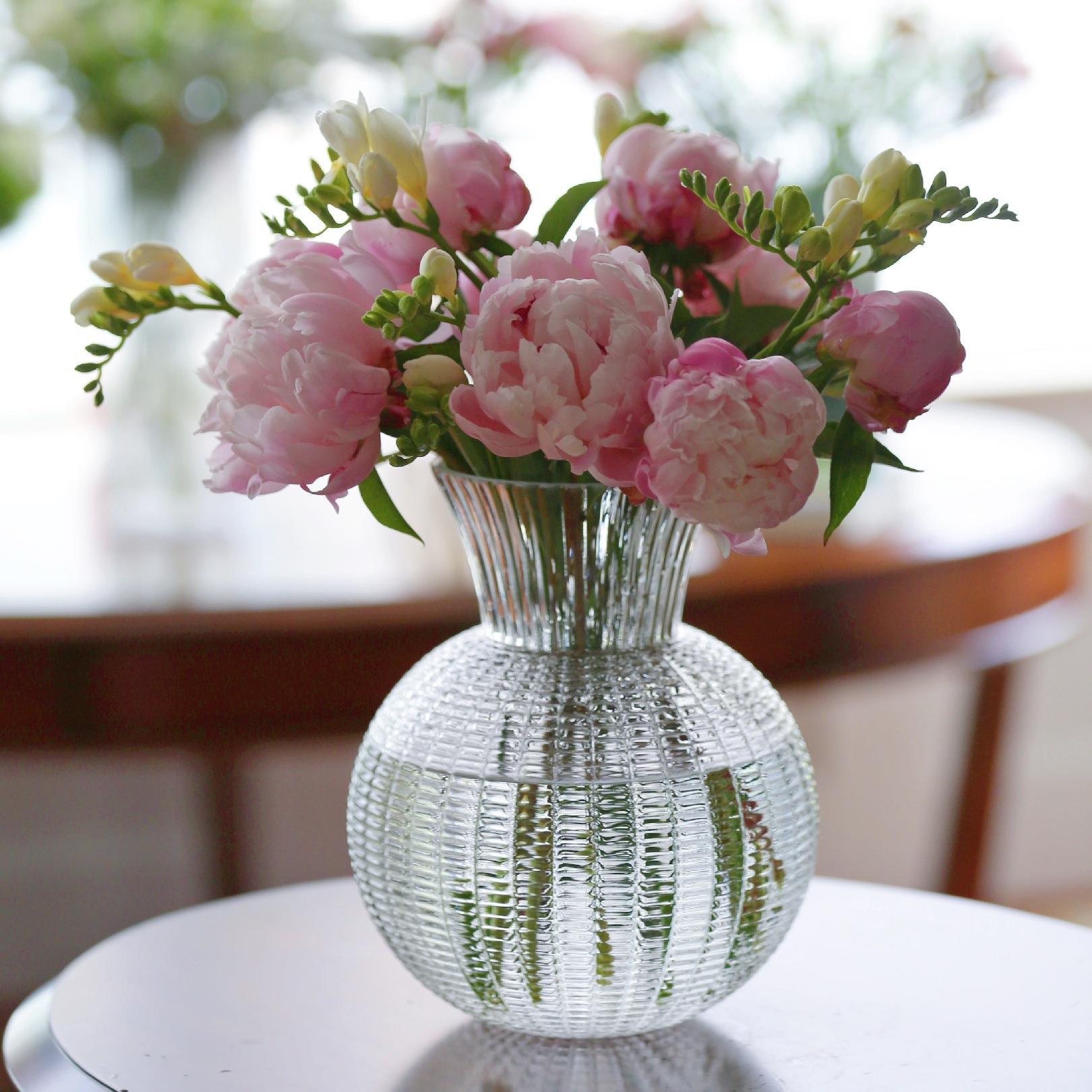 现货包邮Sleepwalker百搭款简约透明玻璃花瓶 花器插花花艺