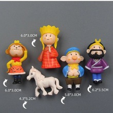 卡通创意西游记师徒冰箱贴磁贴家居装饰品吸铁石磁铁一套儿童礼物