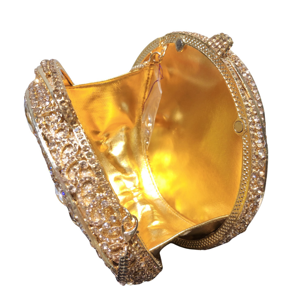 Nuevo paquete de diamante transfronterizo bolsas tridimensionales bolsas de diamante de diamante de nuevo oro