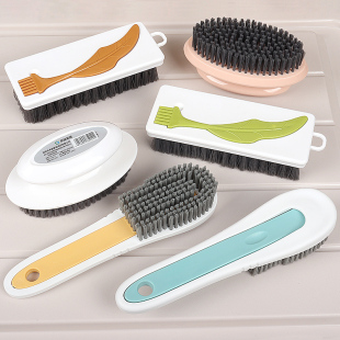 Soft-Bristled Shoe Brush, Household Laundry Brush, Two-In-One 0.05kg Removable Brush, Shoe and Clothing Cleaning Brush