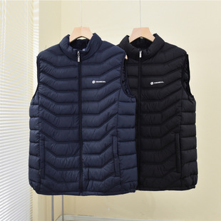 Autumn and Winter Vest Men's Cotton Warm Waistcoat Western Style Loose Men's Jacket Vest Thickened Cotton-padded Coat
