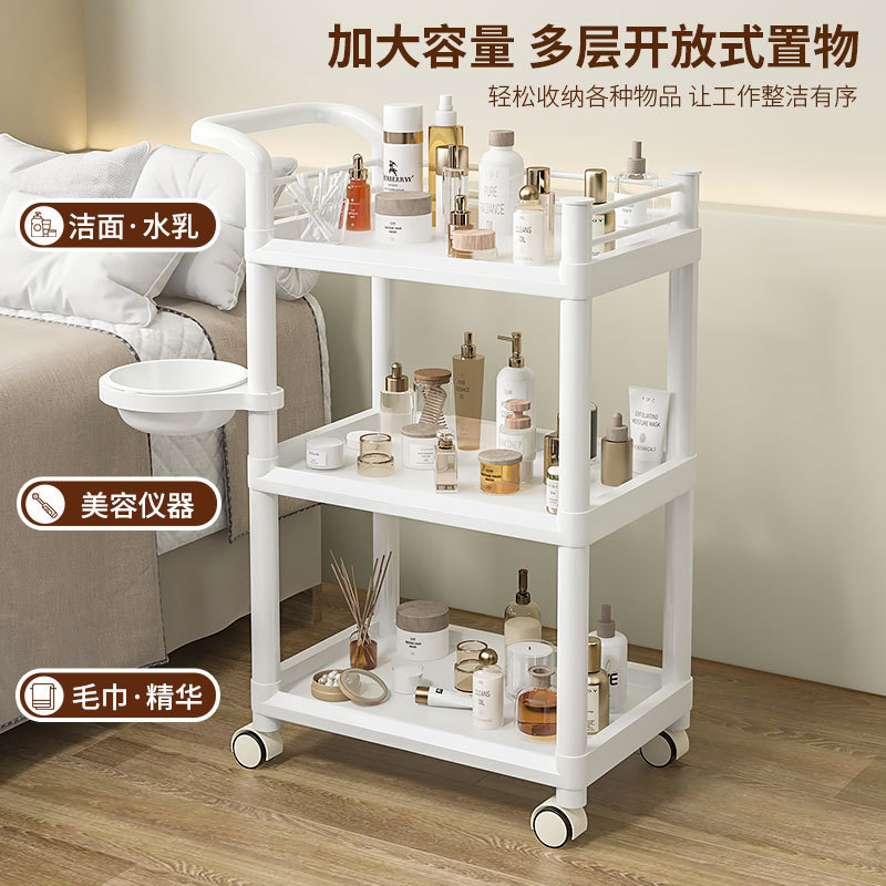 Customized Beauty Salon Trolley, Beauty Salon Handcart, Cupping Cart, Small Bubble Cart, Storage Rack, Manual Trolley Customized Beauty Salon Trolley, Beauty Salon Handcart, Cupping Cart, Small Bubble Cart, Storage Rack, Manual Trolley