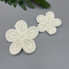 コンピュータの刺繍の毛糸の刺繍のステッカーの子供の胸の花の梅の花のデニムのパッチの靴の花の外国貿易の服装の補助材料