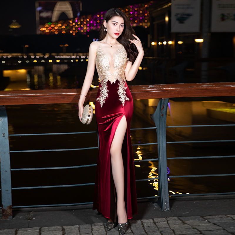 Night store dress new sexy lace dress sauna foot bath technician work clothes night evening dress women