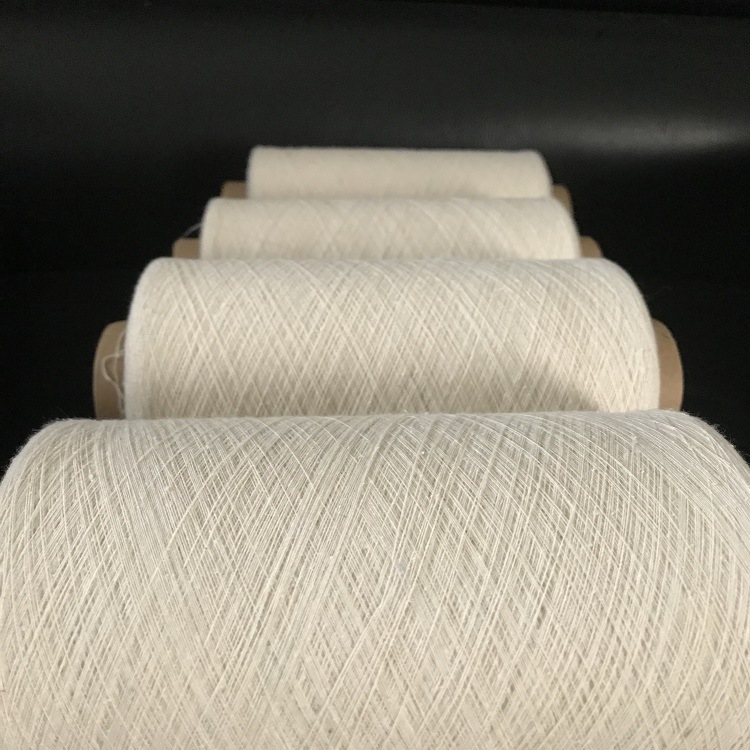 50/50 油丝/棉纱 30NM/1现货 针织汗布纱线