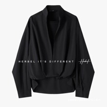 HERBEL/�ڰ�V���������������＾�¿ɫǰ�̺󳤳��º�ɫ�ֻ�