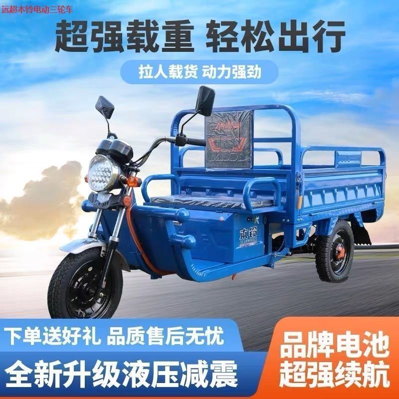 Electric Tricycle for Cargo, Delivery, Farm Use, Adult