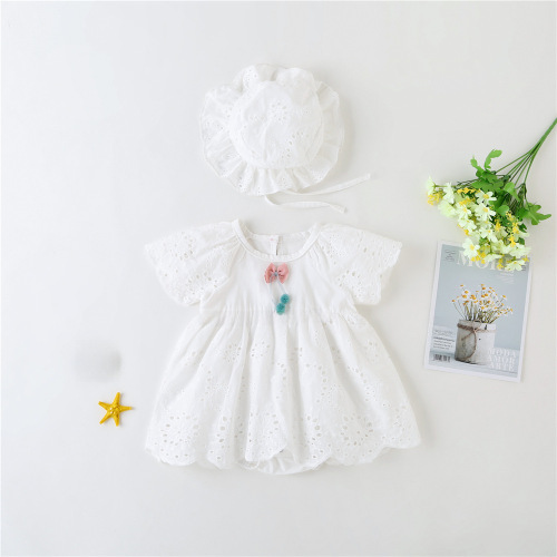 Summer baby crawling suits cross-border Instagram children's clothing infant onesies newborn rompers baby triangle crawlers