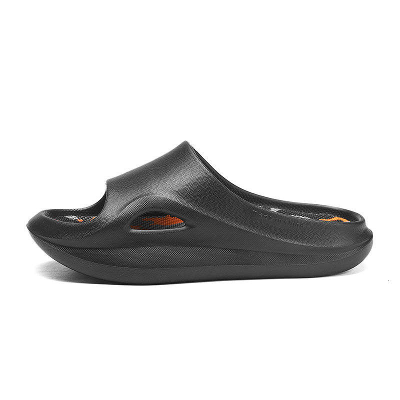 Zapatillas de verano para hombres pisar mierda sensación de fondo grueso elevación fuera del baño Eva zapatillas de verano un agente de pelo
