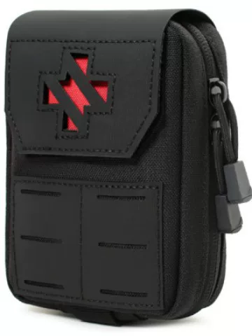 Outdoor Tactical Medical Bag First Aid Bag Emt Field Survival Bag Accessory Bag Molle Module Quick Release Waist Bag
