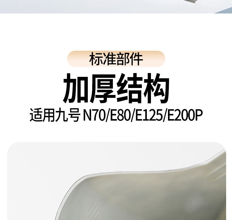 Suitable for No. 9 Electric Vehicle N Series N70/E80/E125/E200P Front Fender, Special Modified Mudguard