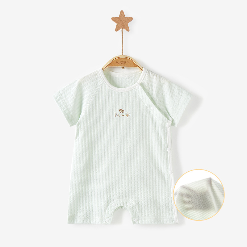 Bebé mono verano pijamas delgados traje de manga corta mameluco recién nacido Ropa niños y niñas Bebé Ropa de verano