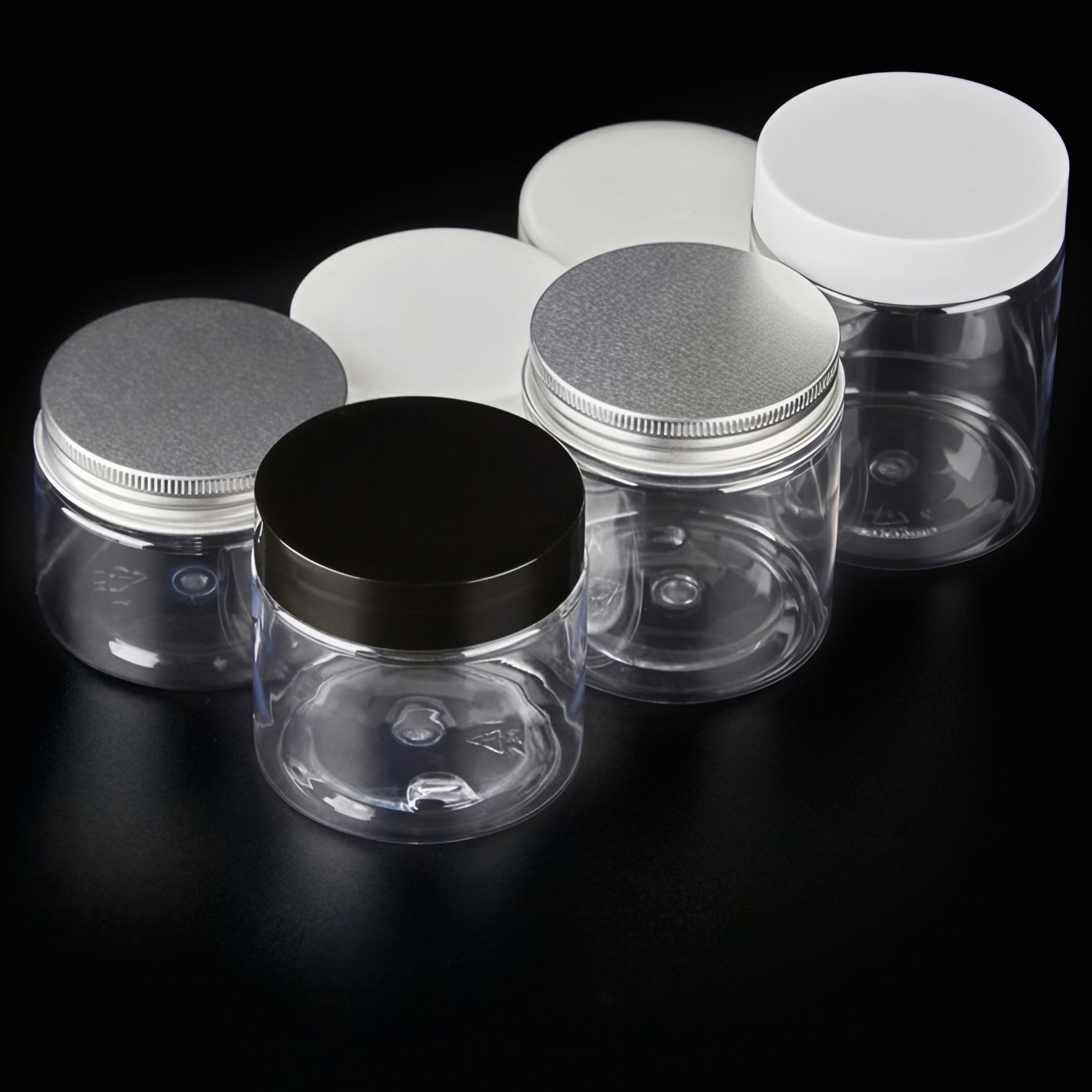 塑料瓶子透明密封罐PET花茶粉剂包装收纳坚果零食