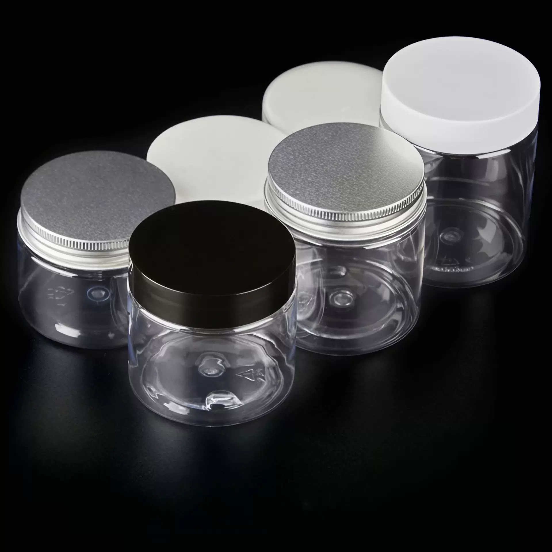 塑料瓶子透明密封罐PET花茶粉剂包装收纳坚果零食