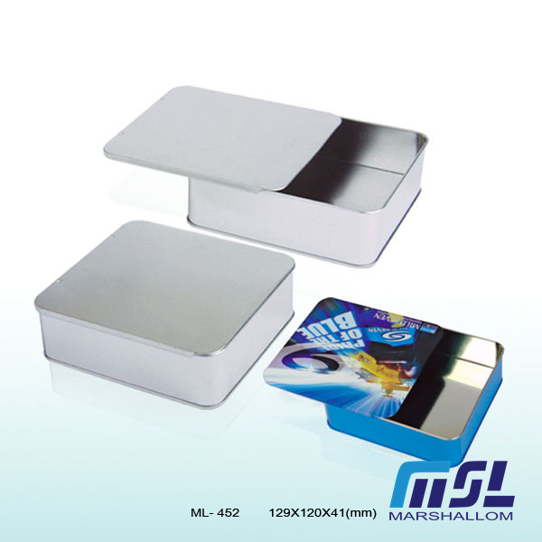 源头厂家 优惠供应精美马口铁ML-452推拉盒 通用包装盒