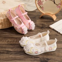 【儿童月光兔】新款女童汉服鞋复古绣花鞋中大童鞋老北京布鞋古风