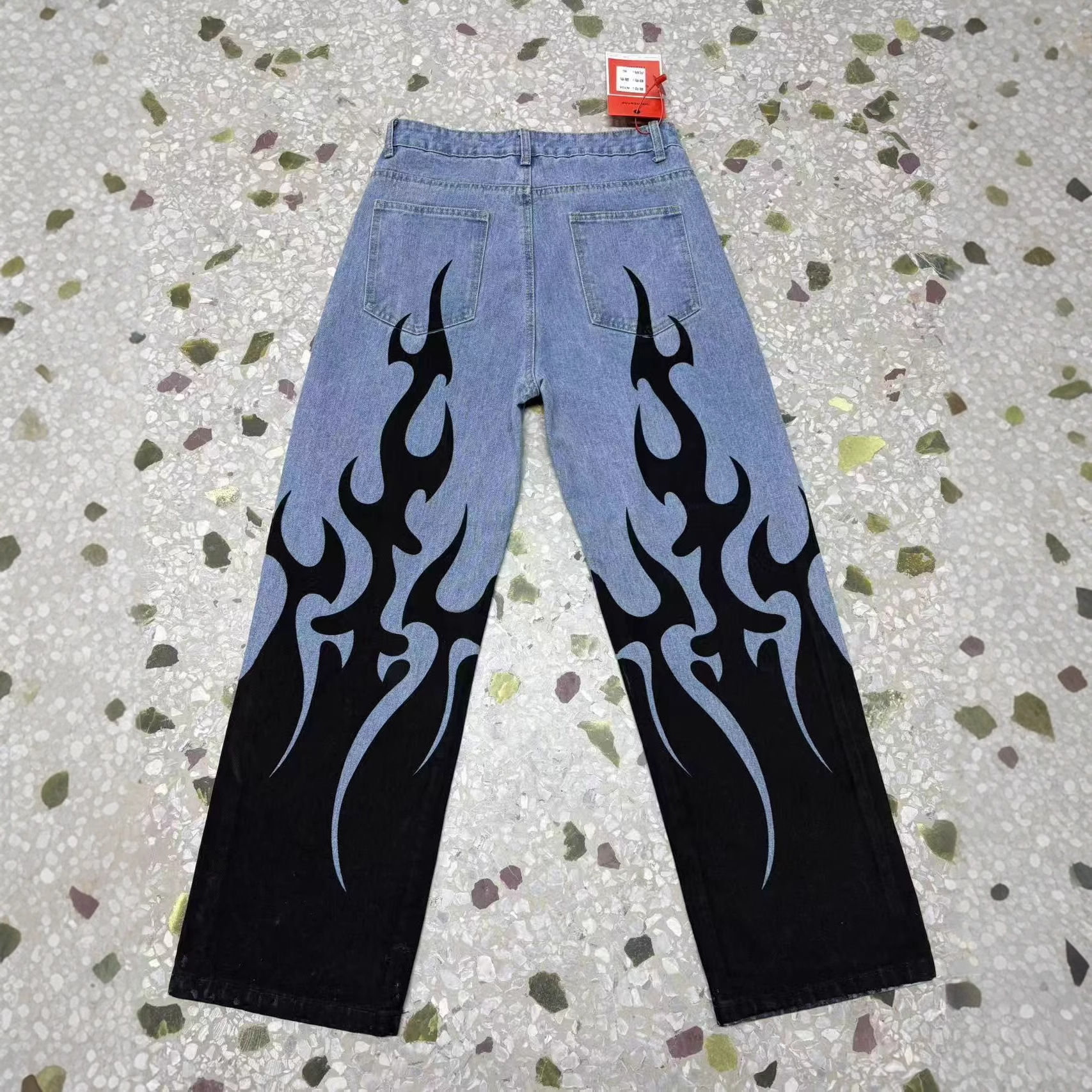 Men's Clothing Men's Jeans 2025 New Trendy American Washed Denim_mkmklike.com