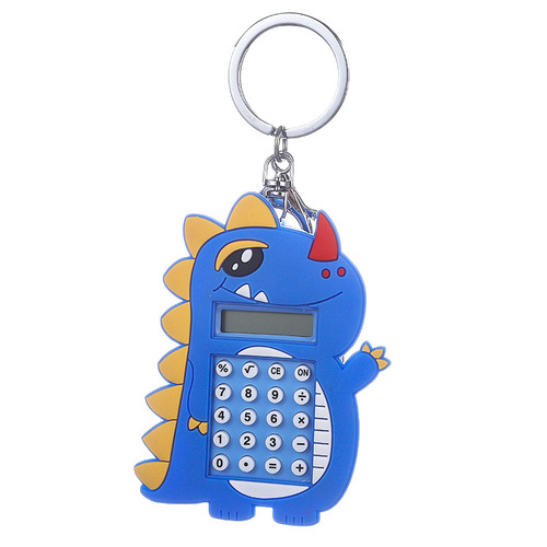 Creative Cartoon Maze Dinosaur Calculator Keychain Mini Game Console Student School Bag Pendant Small Gift Wholesale