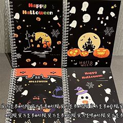 A5限定ハロウィーンサークル本ins風高颜値学生少女ノートノート手帳厚手仕事帳