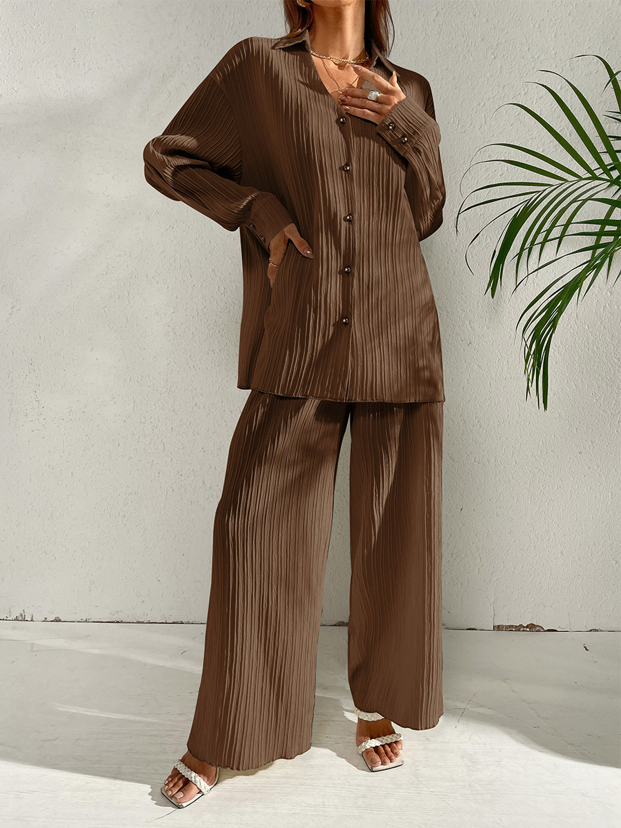 546g Weight Long Sleeve Sleeve Length 4-Way Stretch Fabric, Cotton Silk, Polyester Fabric Type Pant Co-ord Set Sets Type 2 Piece Set Quantity Daily Occasion Breathable Function Regular Fit Fit Type Solid Color Pattern Spring, Autumn Season Women'S Gender Patchwork Design Fashion Style Daily Women'S Fashion Solid Color 4-Way Stretch Fabric Cotton Silk Polyester Patchwork Pant Co-ord Set Pants Sets 15