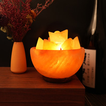 ✅喜马拉雅盐灯矿物雕刻灯水晶盐灯氛围灯床头灯具摆件小夜灯台灯