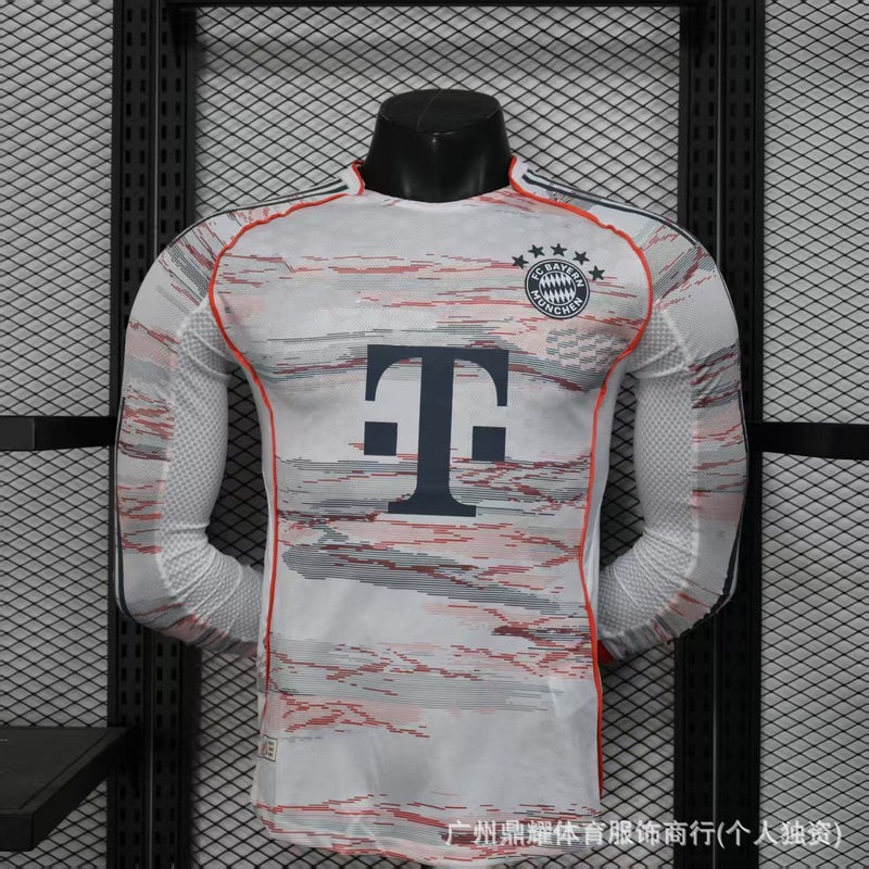 2526足球服跨境球员版球衣巴黎曼联阿森纳足球服长袖球衣切尔西|undefined