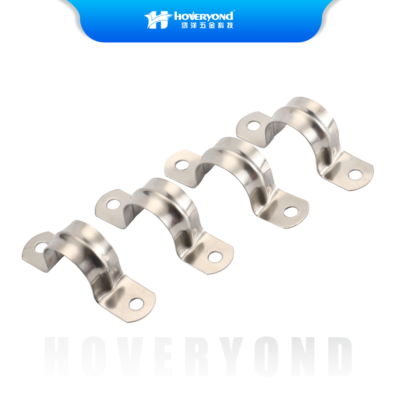 /304不锈钢管卡骑马卡 固定卡管扣水管卡U型卡欧姆卡固定线扣