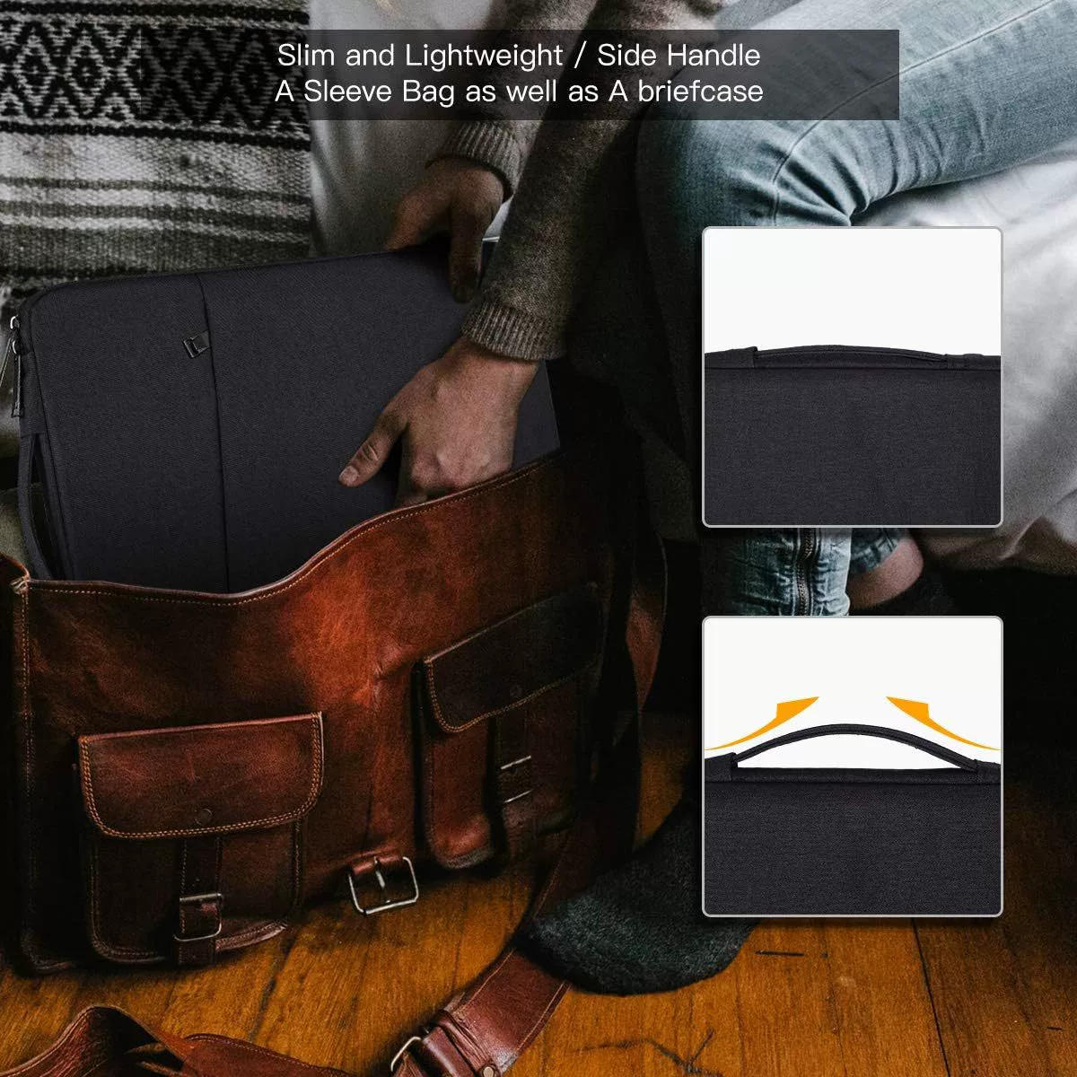 Handheld laptop, tablet liner, organizer bag, protective case, Amazon, 12.9 inch