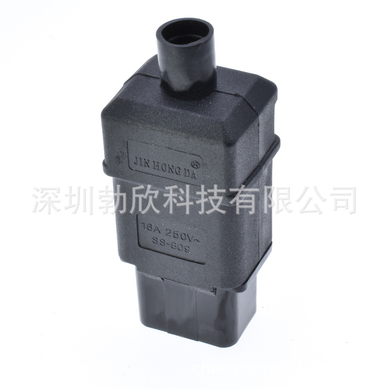 供应AC电源插座 转换插头公母座 工业插头16A (C19)SS-809(图)