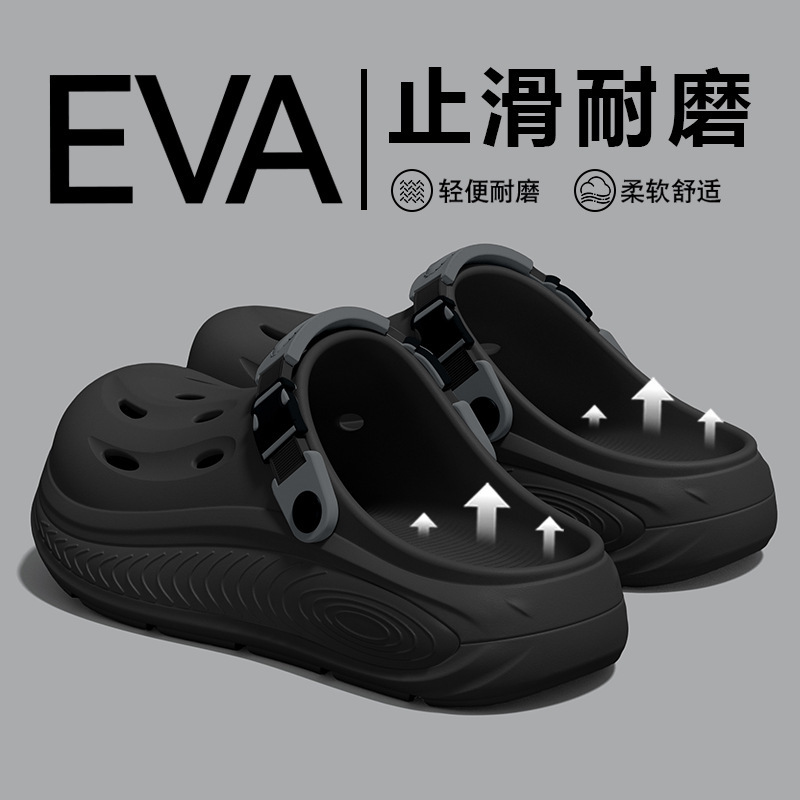 Men's Croc Shoes 2026 New Summer Outdoor Thick-Soled Non-Slip Breathable Odor-Free Beach and Water Sandals for Men Men's Croc Shoes 2026 New Summer Outdoor Thick-Soled Non-Slip Breathable Odor-Free Beach and Water Sandals for Men