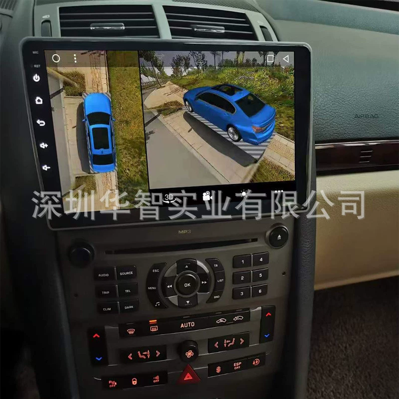 Подходит для Peugeot 407 Android навигация приборная панель Car CARPLAY All-in-one 360º панорама заднее изображение