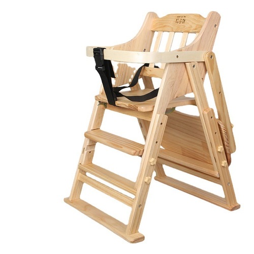 餐椅儿童家用儿童餐椅宝宝吃饭座椅实木折叠凳子婴儿防摔椅子批发