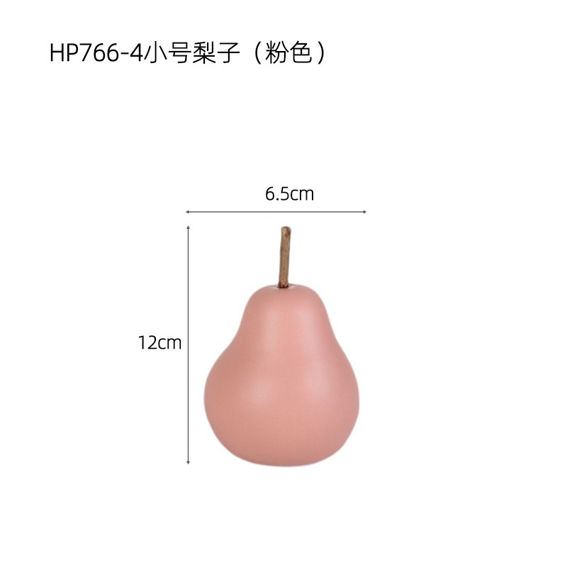 Nordic INS de cerámica pera decoración creativa sala de estar de escritorio gabinete de TV gabinete de vino decoración de la Oficina Decoración suave Decoración