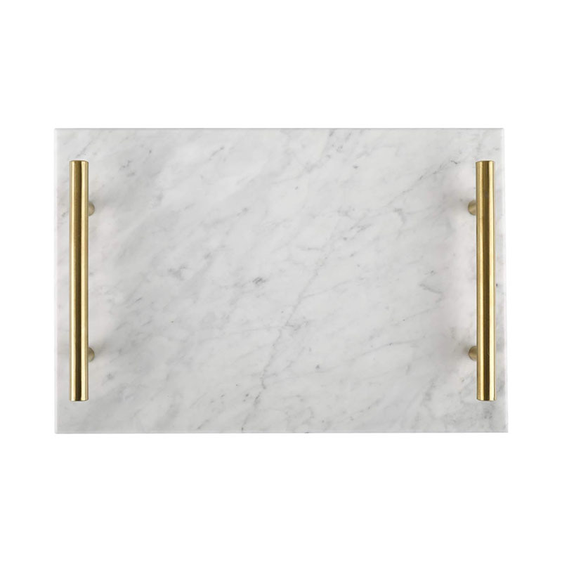 Nordic ins bandeja de mármol natural estilo simple almacenamiento de joyas mejoras para el hogar hotel baño plato de exhibición de cosméticos