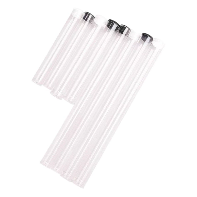 Фабрика ПВХ/PC ароматизантная упаковочная трубка прозрачная акриловые пластиковые ароматизатки ароматизатка щетка для хранения упаковочной трубки с крышкой