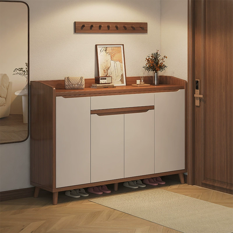 Шкаф для обуви, домашний шкаф для хранения на двери, встроенный настенный входной шкаф, большой вместимости, многоярусный, новинка 2025 года