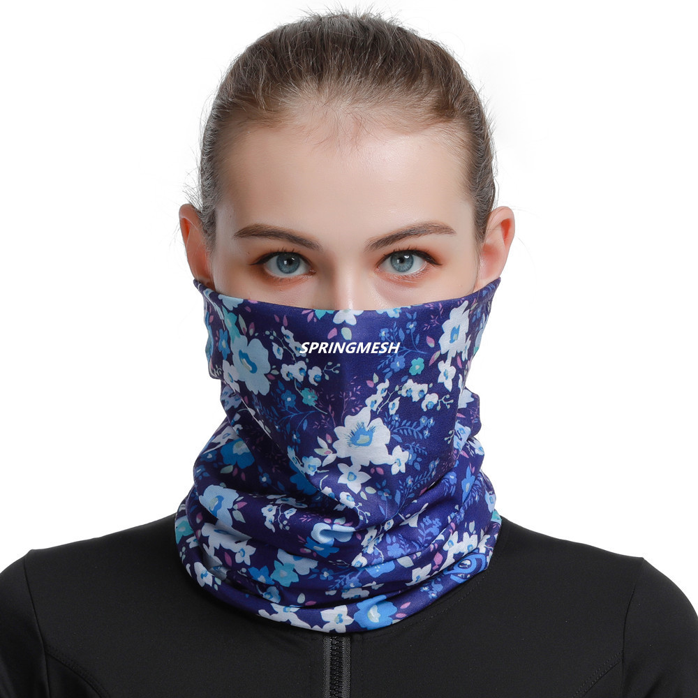 Sun protection face mask, outdoor hiking sunshade, UV-resistant camouflage multi-functional seamless magic headscarf