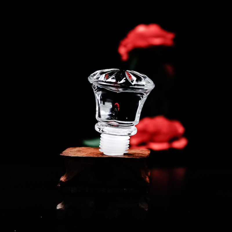 厂家供应水晶玻璃瓶盖 适用各类酒瓶封口 洋酒瓶盖高分子白酒瓶盖