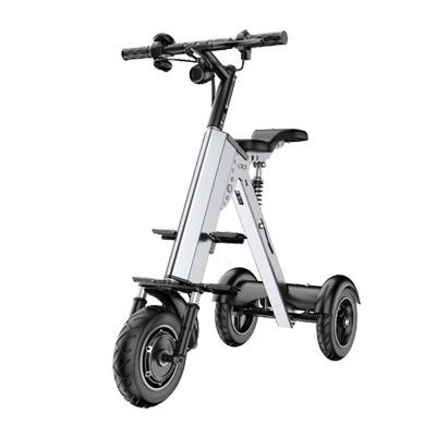 Mobility Scooter, Tricycle, Parent-Child Vehicle, Qatlanan elektrik velosipedlər - 36v10a-350w-parent-child-seat