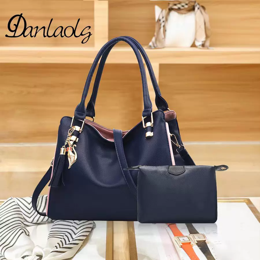 【广州货】真皮软皮bags妈妈包2025新款时尚简约中年女包手提包