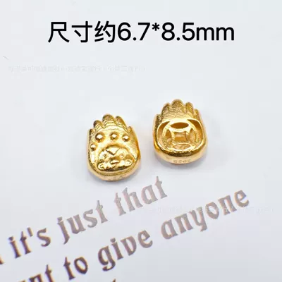 S925 Silver Ancient Gold Color-Preserving — Zərgərlik ara hissələri - money-snake