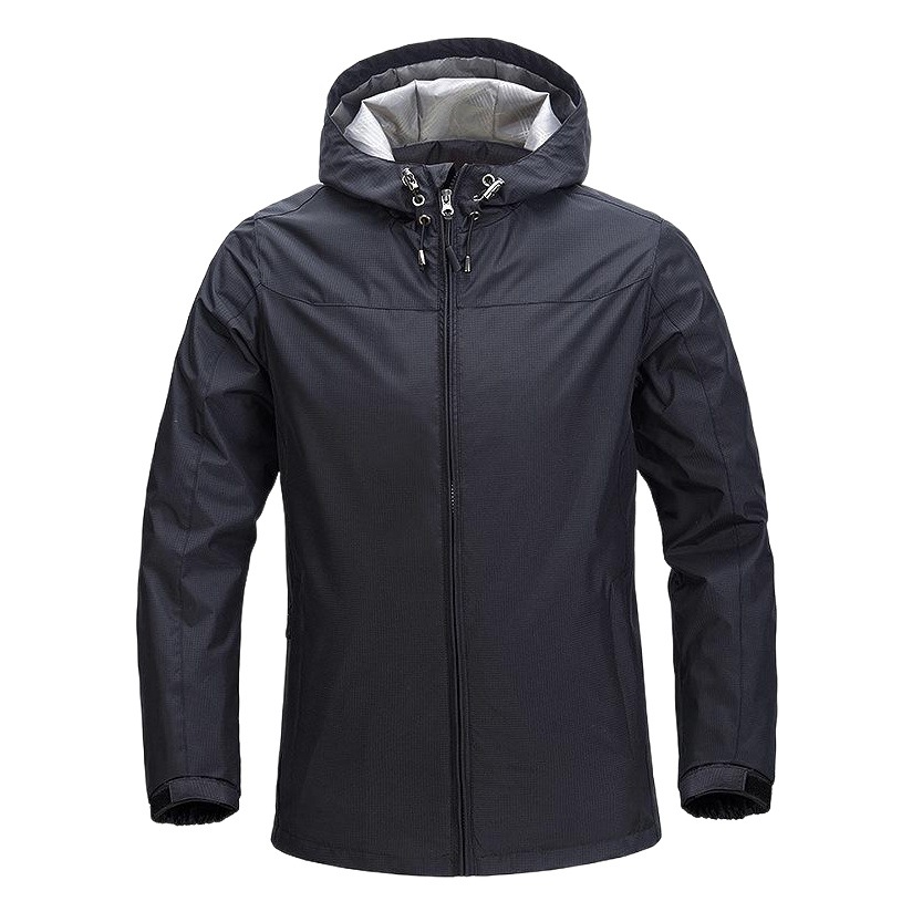Logotipo personalizado chaqueta de los hombres 2020 primavera y otoño casual al aire libre con capucha chaqueta impermeable de los hombres al por mayor