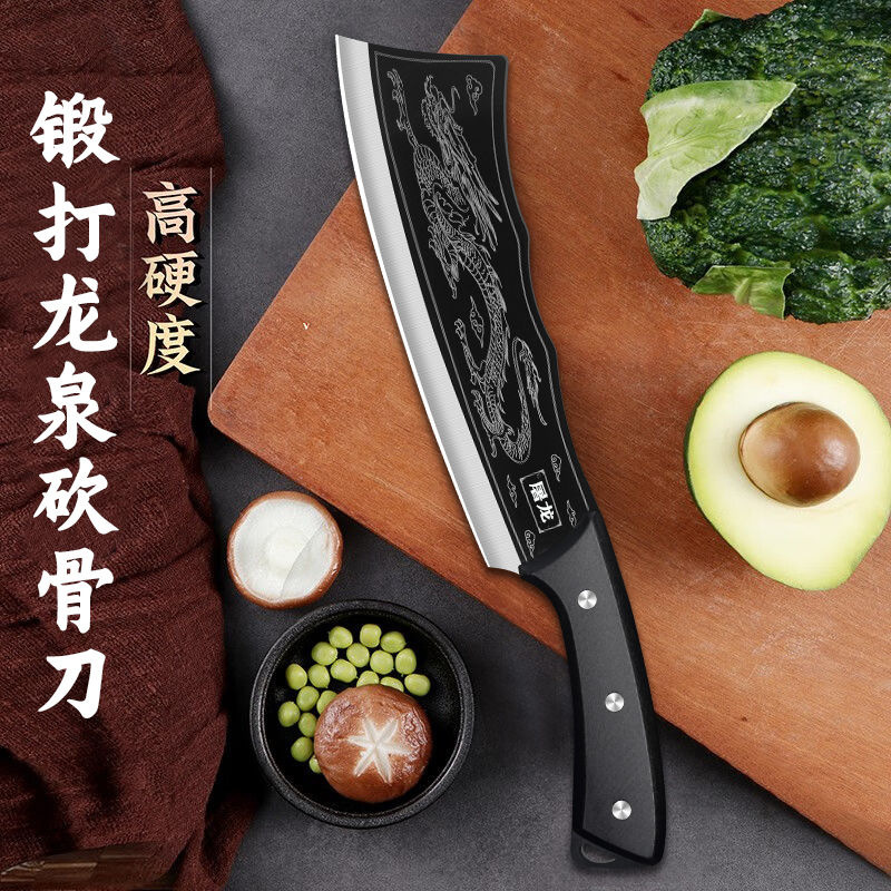 Household Bone Cutting Knife High Carbon Steel Hand Forged Chopping Multi-purpose Knife Extremely Fast Sharp Wood Chopping Knife Thick Bone Cutting Knife