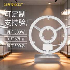 定制LED灯盘吸顶灯灯芯圆形改造灯板改装光源环形替换灯条家用