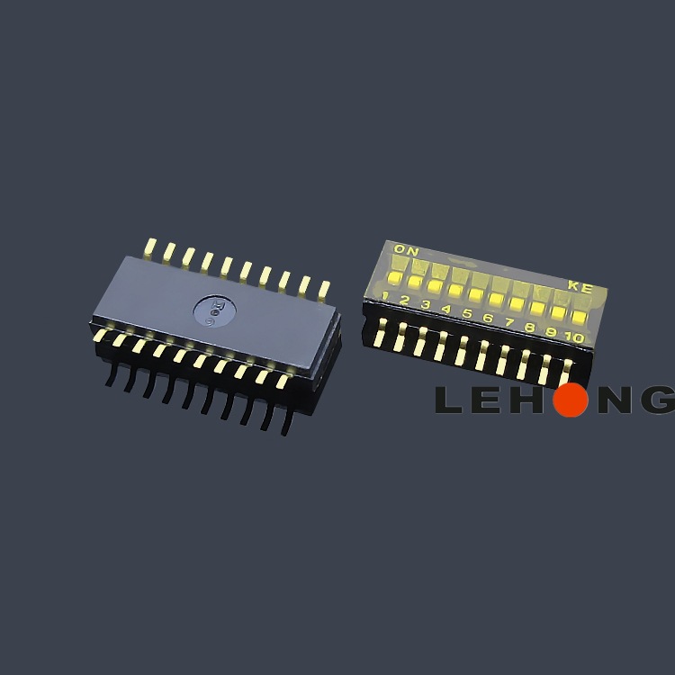 KE-LT1.27十位/拨码开关/按键开关/开关/拨动开关/MINI拨动开关