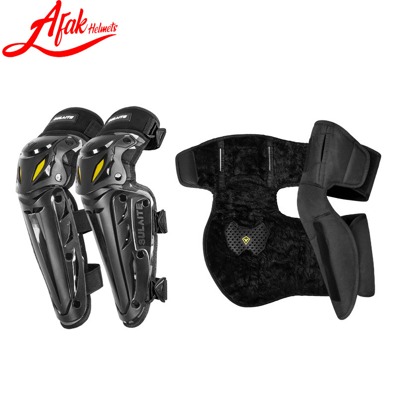 AFAK motocicleta montar anti-caída rodillera a prueba de viento almohadilla de la pierna off-road motocicleta codo pad transpirable equipo Caballero