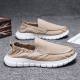 2024 spring and summer new slip-on canvas shoes men's loafers ice silk mesh men's shoes comfortable breathable shoes